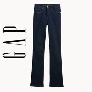Gap Mid Rise Universal Baby Boot Cut Jeans Dark Wash 6/28